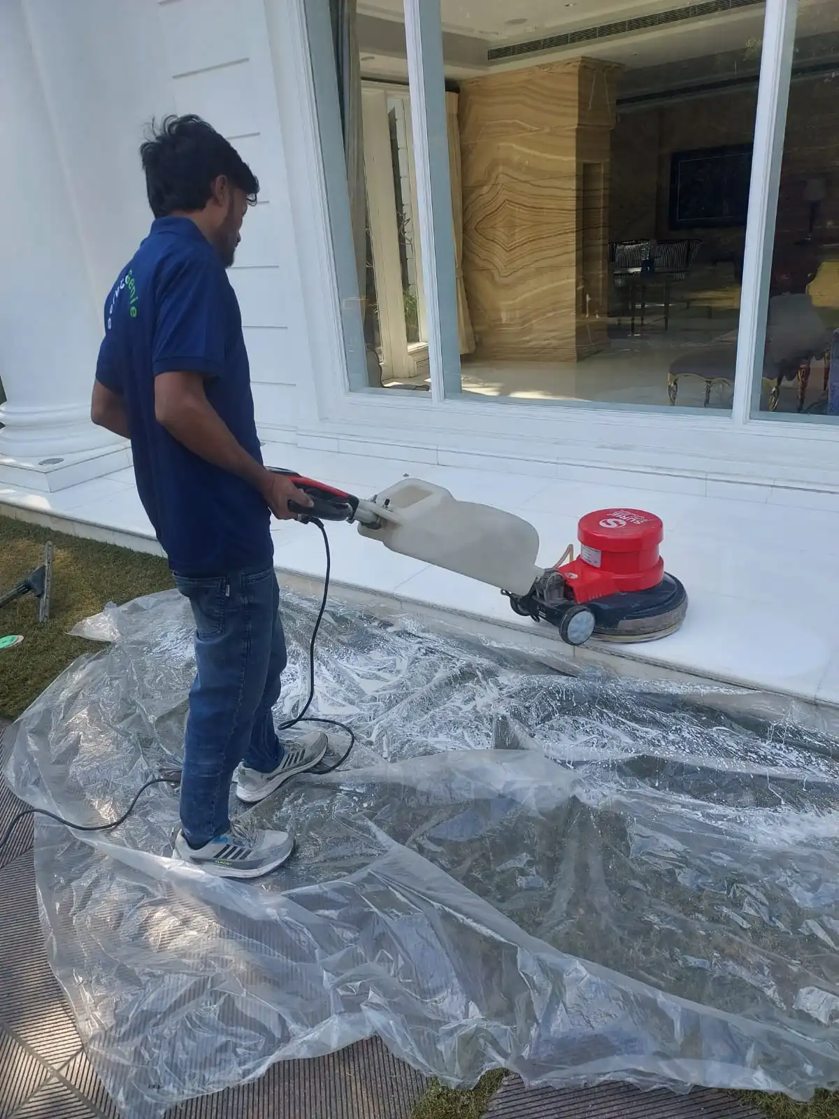 Marble Staircase Polishing